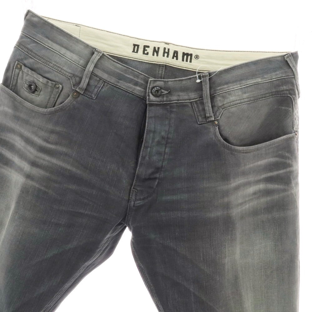 【中古】デンハム DENHAM SKIN ストレッチコットン デニムパンツ ジーンズ グレー【 38 】【 状態ランクC 】【 メンズ 】