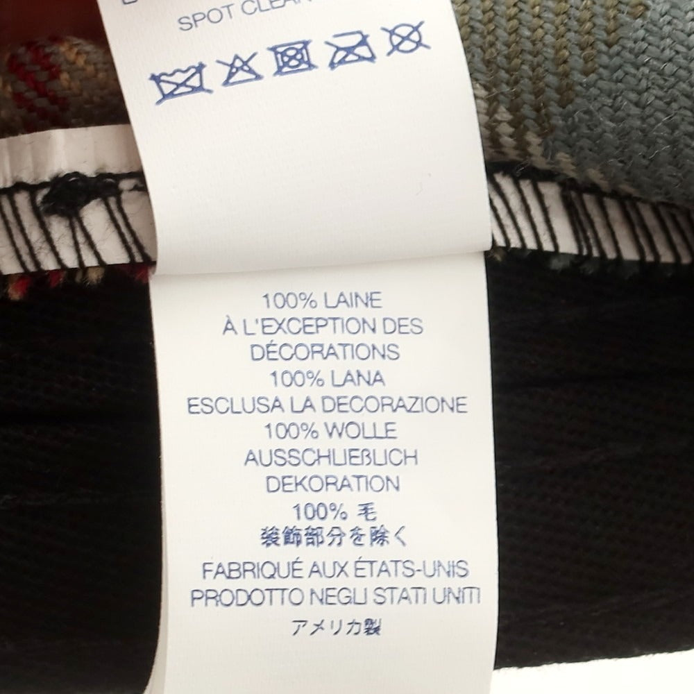 【中古】シュプリーム Supreme 2025年秋冬 Lochcarron Camp Cap チェック キャンプキャップ カーキxレッド【 ONE(58cm) 】【 状態ランクA 】【 メンズ 】