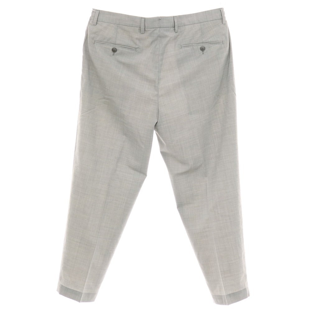 【中古】ブリリア1949 BRIGLIA 1949 ストレッチ ウールポリエステル イージースラックスパンツ ライトグレー【サイズ50】【 状態ランクB 】【 メンズ 】