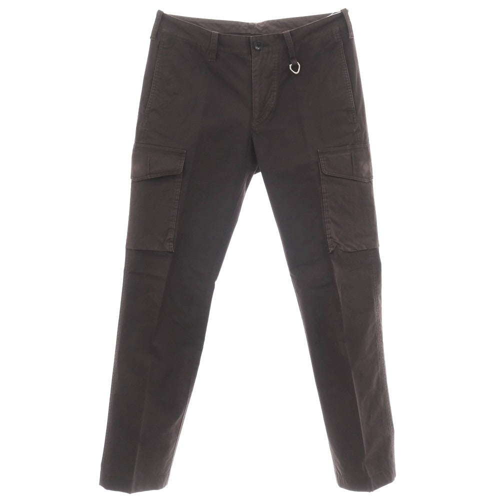 【中古】ソリード SOLIDO ストレッチ コットン カーゴパンツ ダークブラウン【サイズ2】【 状態ランクC 】【 メンズ 】