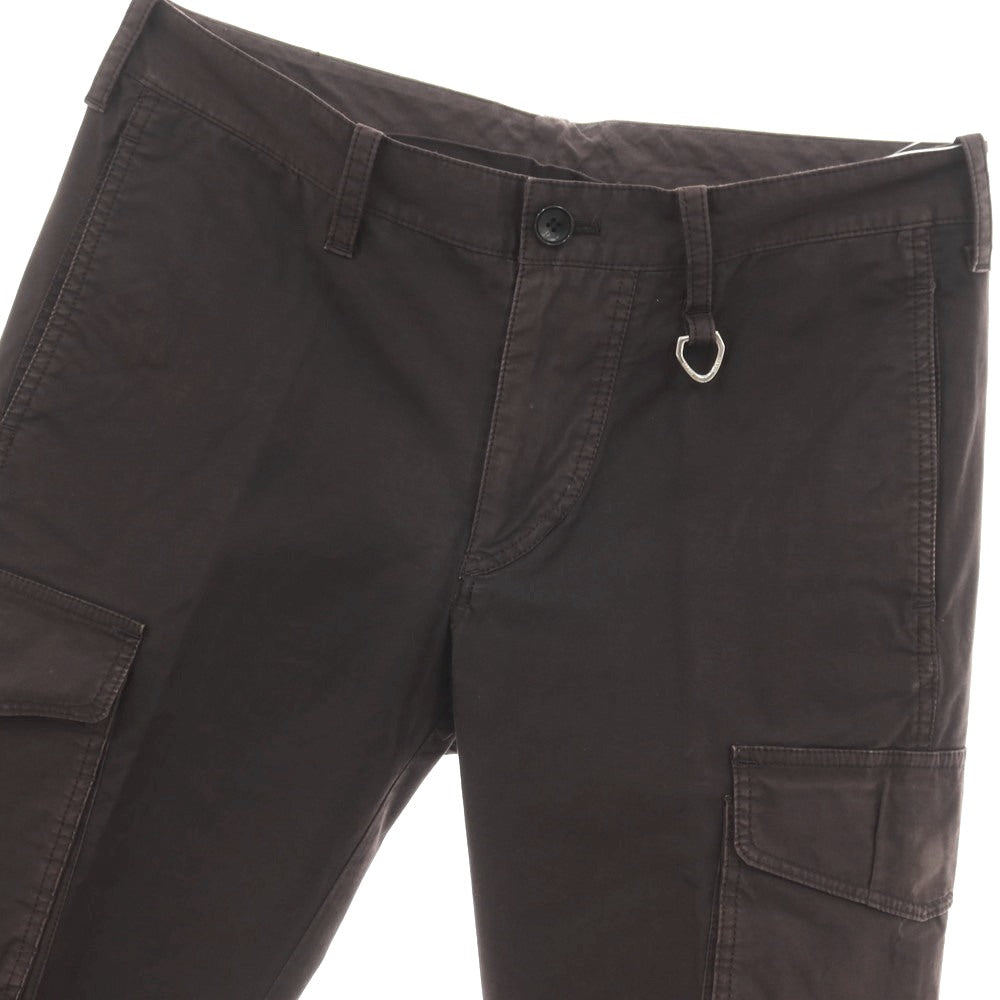 【中古】ソリード SOLIDO ストレッチ コットン カーゴパンツ ダークブラウン【サイズ2】【 状態ランクC 】【 メンズ 】