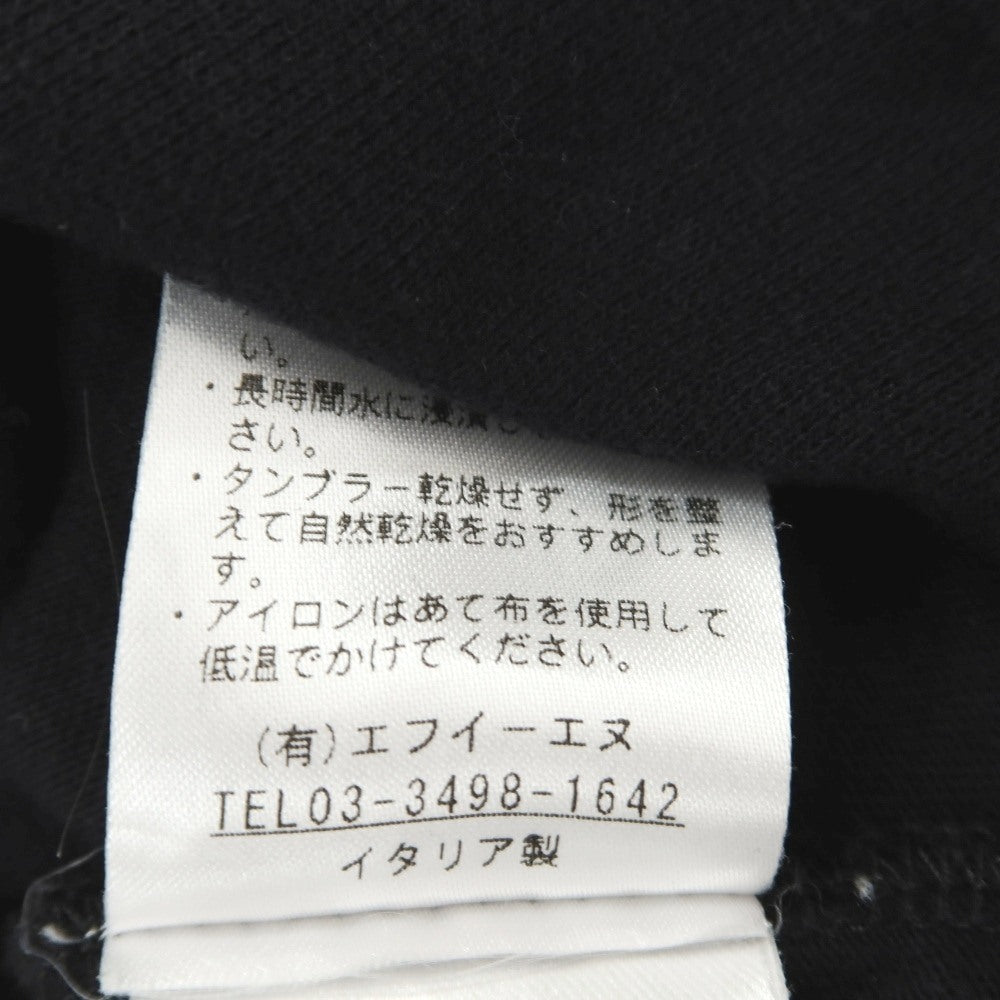 【中古】アンティーチポ アンティチポ ANTICIPO FIANO smooth コットン モックネック 半袖Tシャツ ブラック【サイズ46】【 状態ランクC 】【 メンズ 】