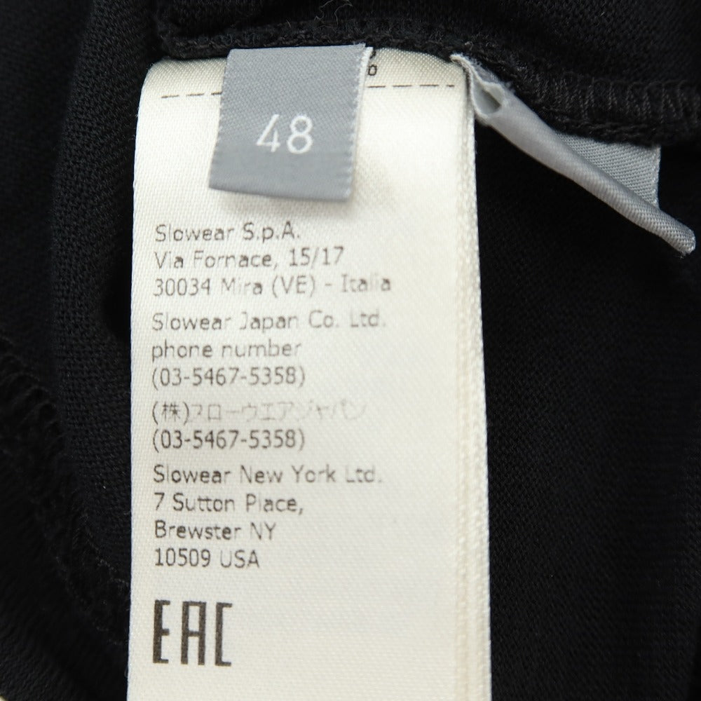 【中古】ザノーネ ZANONE アイスコットン 半袖ポロシャツ ブラック【サイズ48】【 状態ランクC 】【 メンズ 】