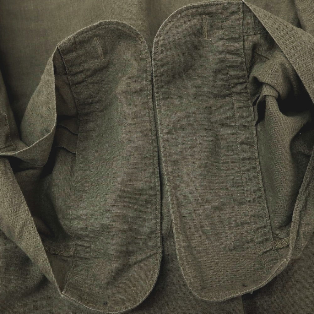 【中古】オリアン ORIAN リネンコットン カプリシャツ グレイッシュオリーブカーキ【サイズL】【 状態ランクC 】【 メンズ 】