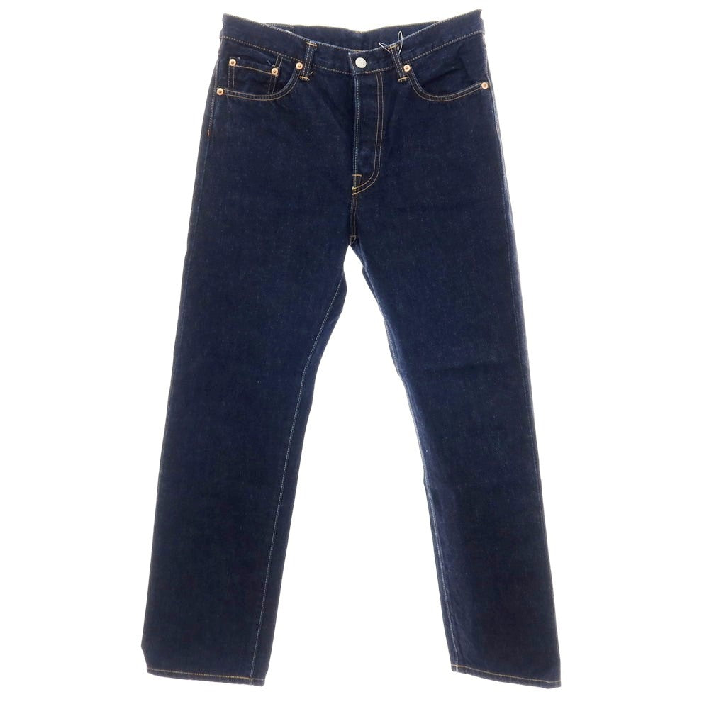 【中古】エドウィン EDWIN TOMORROWLAND別注 コットン デニムパンツ ジーンズ ネイビー【サイズ31】【 状態ランクB 】【 メンズ 】