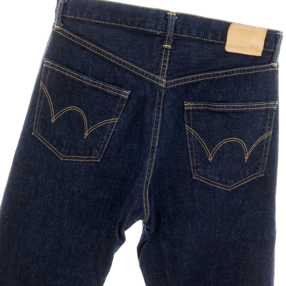 【中古】エドウィン EDWIN TOMORROWLAND別注 コットン デニムパンツ ジーンズ ネイビー【サイズ31】【 状態ランクB 】【 メンズ 】