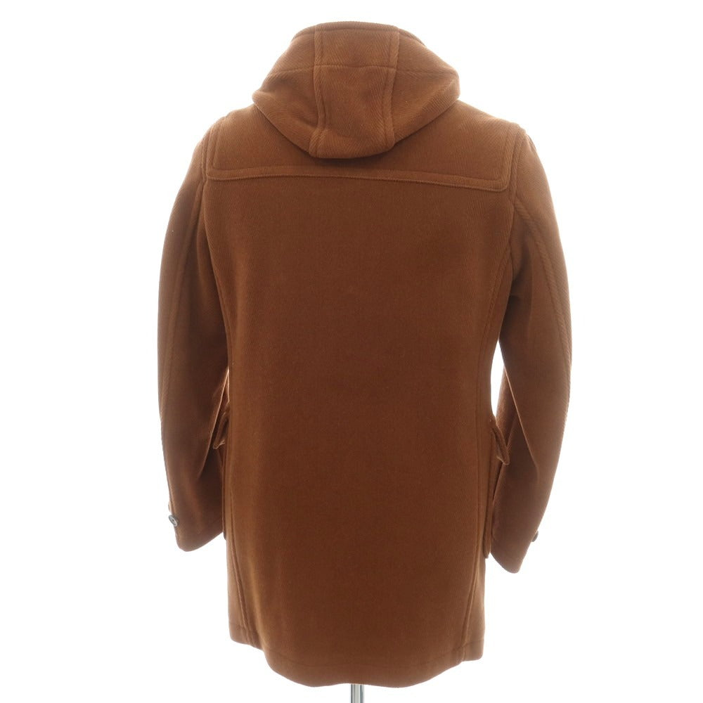 【中古】シップス SHIPS ヘリンボーンウールナイロン ダッフルコート ブラウン【 M 】【 状態ランクB 】【 メンズ 】