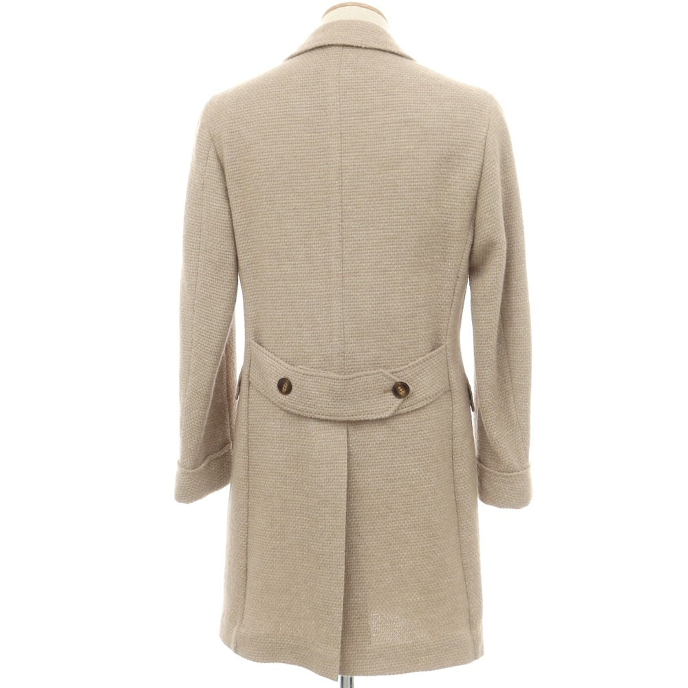 【中古】スティレ ラティーノ STILE LATINO ウールアルパカ チェスターフィールドコート ベージュ【 44 】【 状態ランクB 】【 メンズ 】