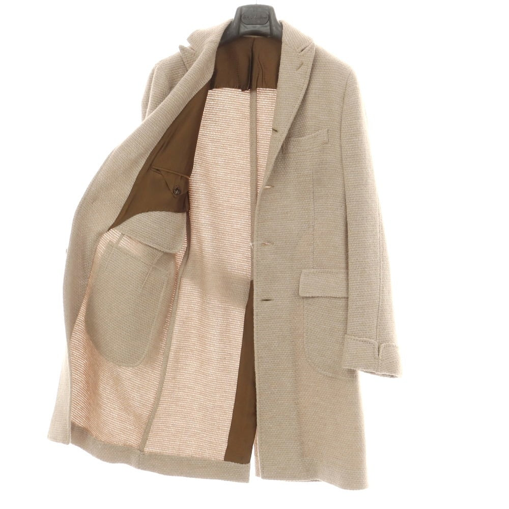 【中古】スティレ ラティーノ STILE LATINO ウールアルパカ チェスターフィールドコート ベージュ【 44 】【 状態ランクB 】【 メンズ 】