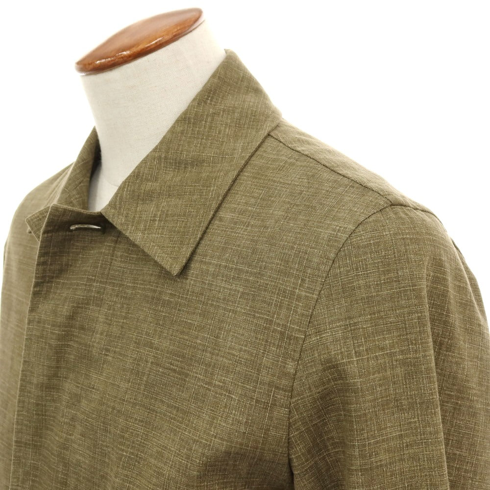 【中古】シーラップ Sealup コットン ステンカラーコート オリーブ【サイズ46】【 状態ランクB 】【 メンズ 】