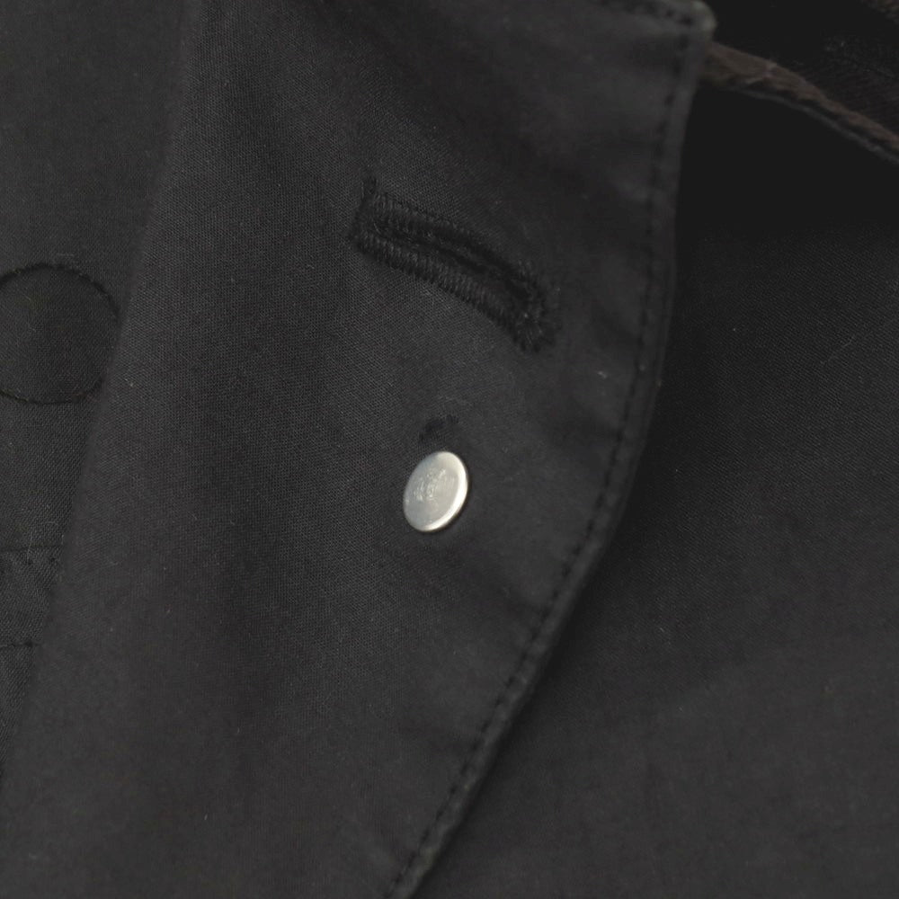 【中古】マイケルタピア MICHAEL TAPIA コットン ステンカラーコート ブラック【サイズS】【 状態ランクC 】【 メンズ 】