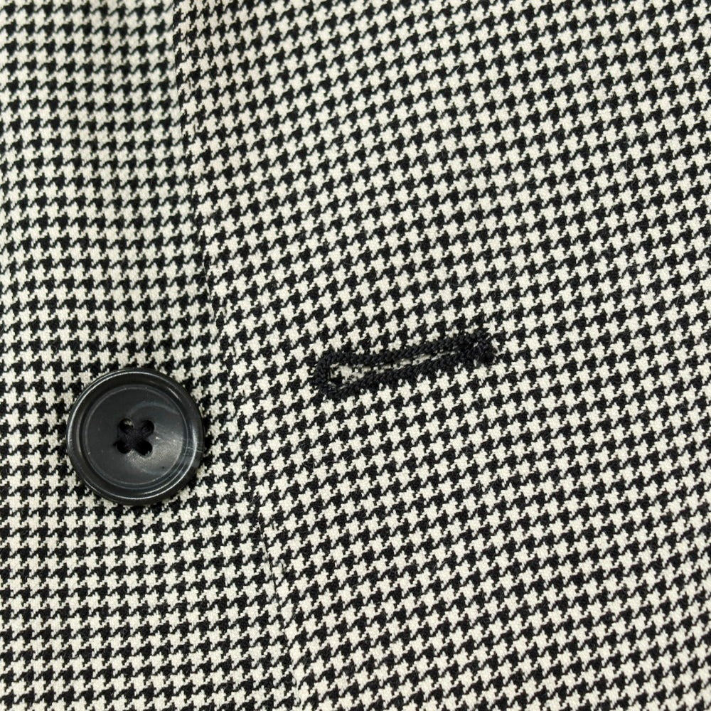 【中古】タリアトーレ TAGLIATORE Brilla per il gusto別注 SUPER100’Sウール&シルク ハウンドトゥース ダブルスーツ グレーxブラック【サイズ48】【 状態ランクB 】【 メンズ 】