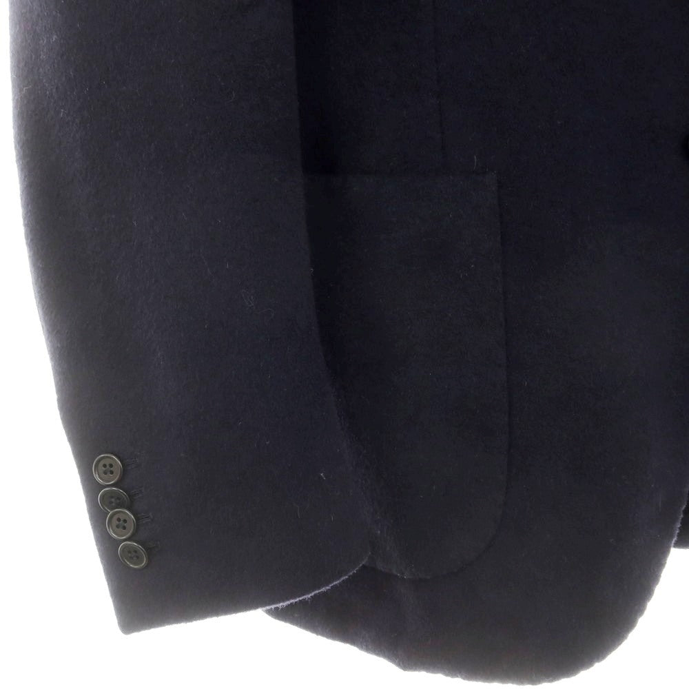 【中古】ルイジ ボレッリ Luigi Borrelli ウール 3B テーラードジャケット ネイビー【 46 】【 状態ランクB 】【 メンズ 】