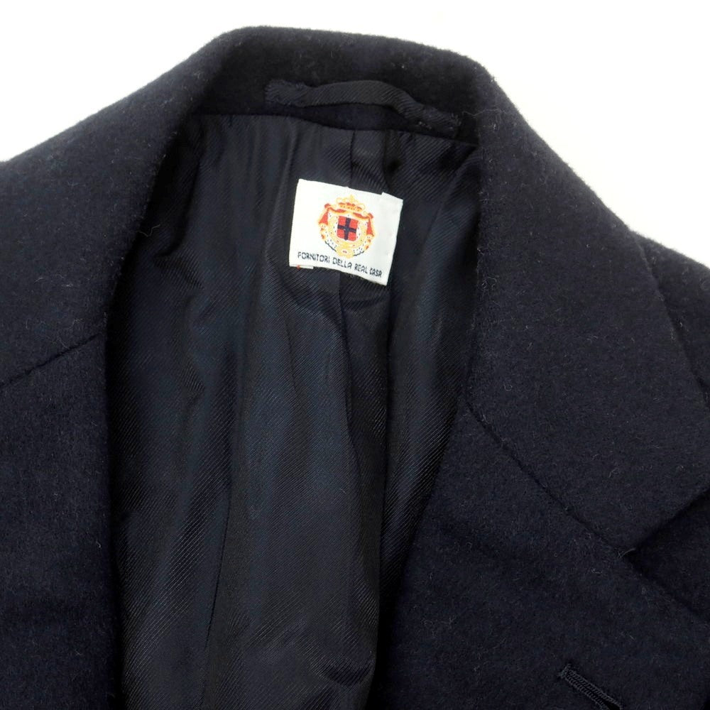 【中古】ルイジ ボレッリ Luigi Borrelli ウール 3B テーラードジャケット ネイビー【 46 】【 状態ランクB 】【 メンズ 】