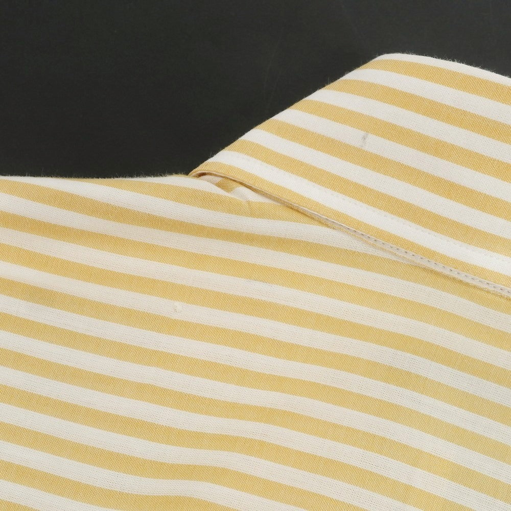【中古】エリコフォルミコラ ERRICO FORMICOLA コットン ストライプ レギュラーカラー カジュアルシャツ イエローxホワイト【 40 】【 状態ランクB 】【 メンズ 】