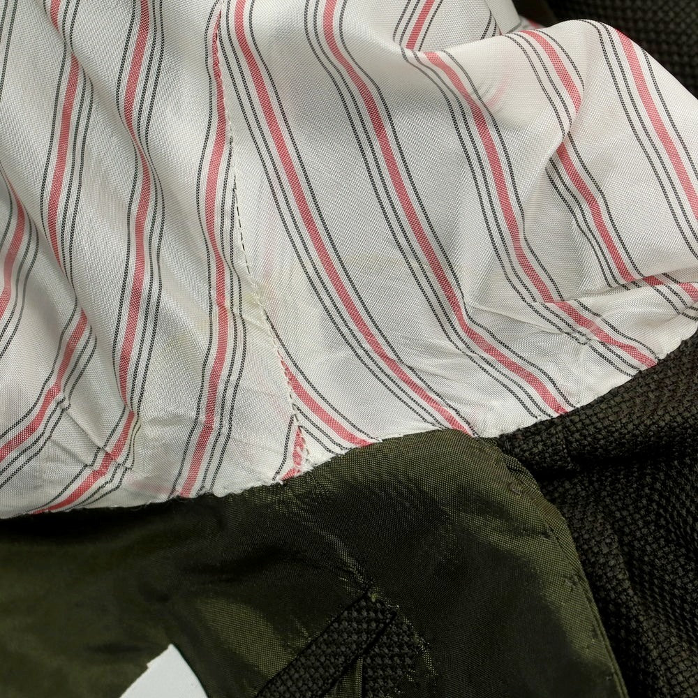 【中古】アルフォンソ シリカ Alfonso Sirica ウール 3B テーラードジャケット オリーブ【 44 】【 状態ランクC 】【 メンズ 】