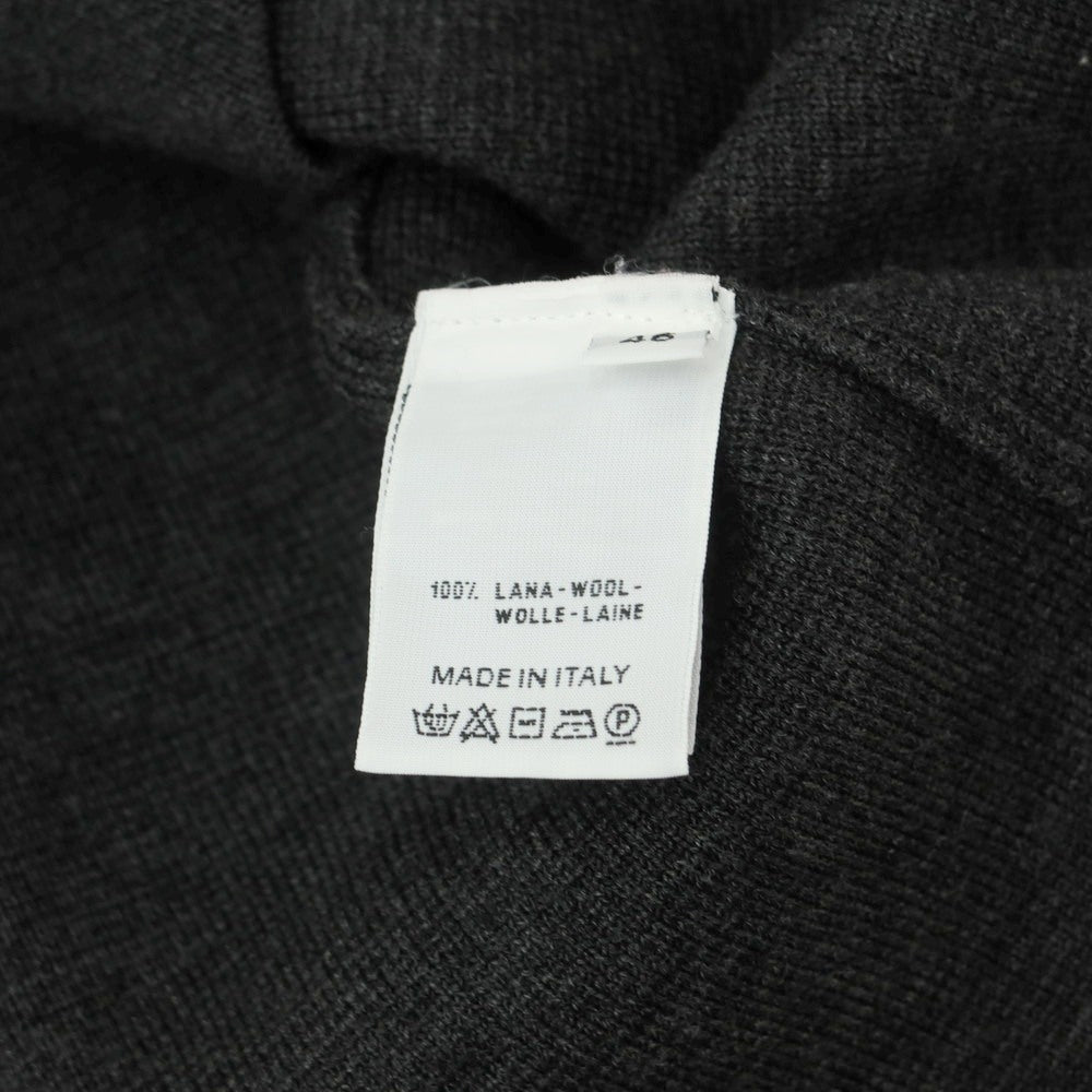 【中古】クルチアーニ CRUCIANI ウール ショールカラー ダブル6B カーディガン ダークグレー【 46 】【 状態ランクB 】【 メンズ 】