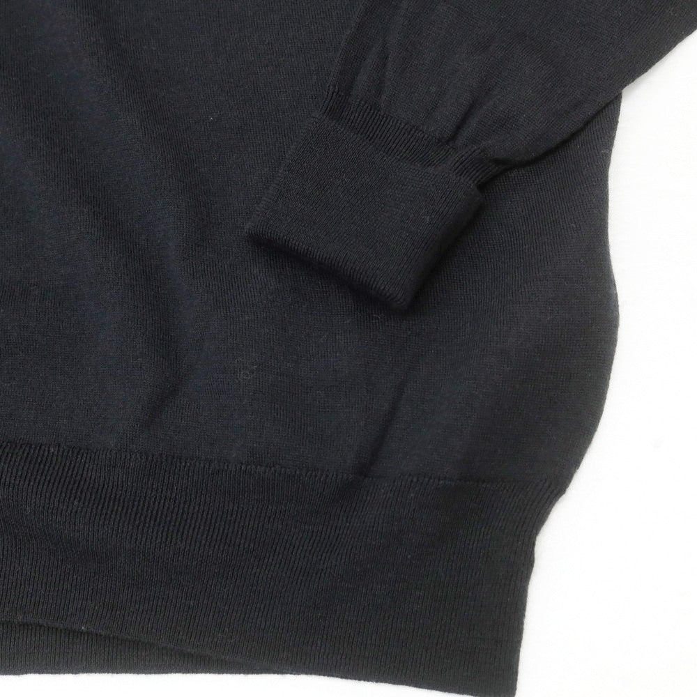 【中古】ジョンスメドレー JOHN SMEDLEY ハイゲージ ウール 長袖 ポロニット ブラック【 XS 】【 状態ランクB 】【 メンズ 】