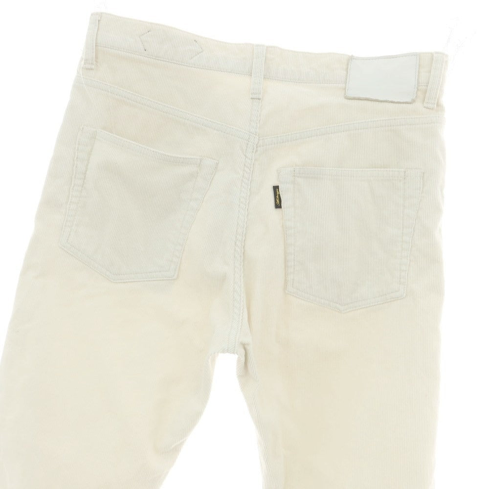【中古】オーベルジュ AUBERGE Brilla per il gusto別注 コットンポリエステル コーデュロイパンツ オフホワイト【 40 】【 状態ランクC 】【 メンズ 】
