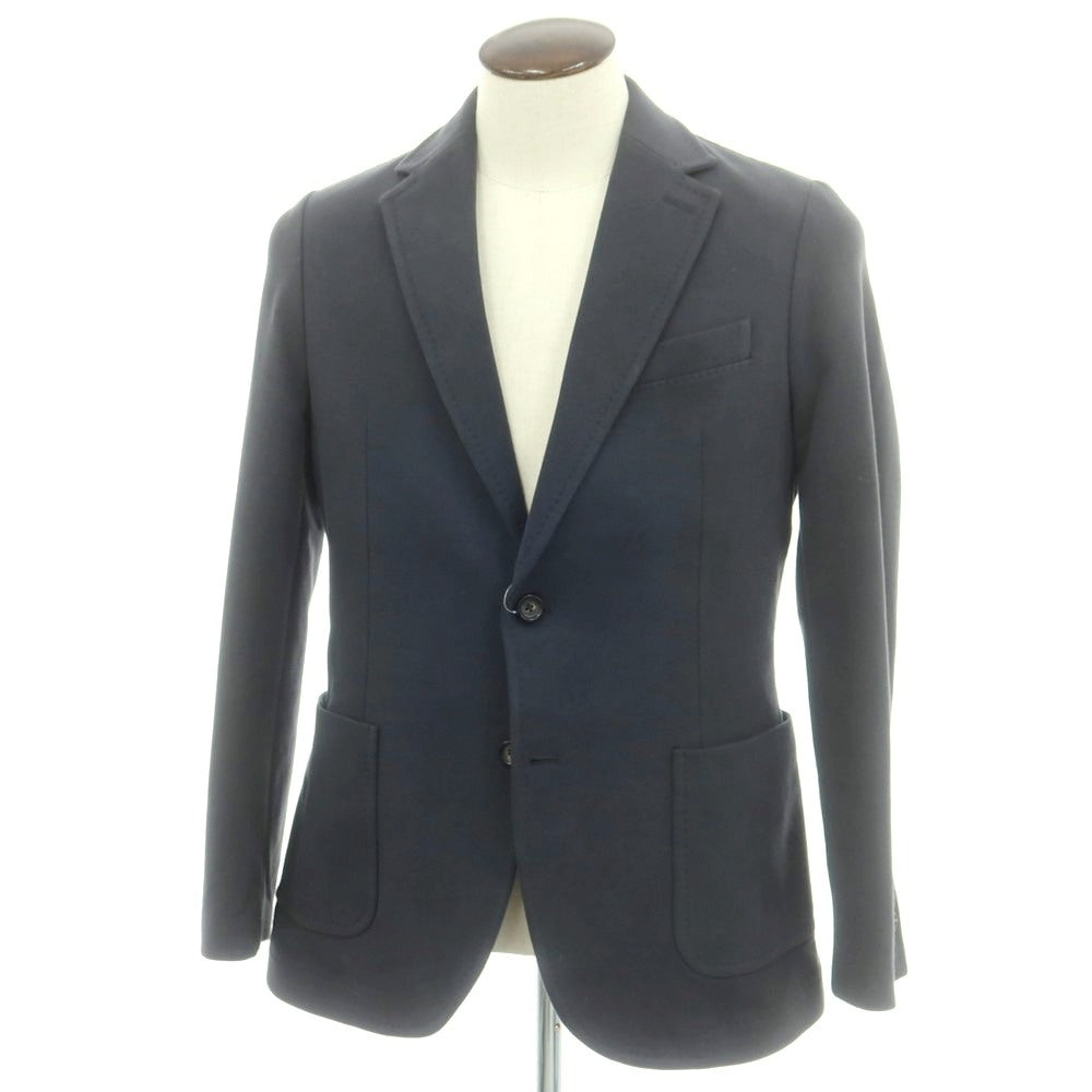 【中古】チルコロ1901 CIRCOLO 1901 コットン ジャージー 2B カジュアルジャケット ネイビー【 50 】【 状態ランクB 】【 メンズ 】