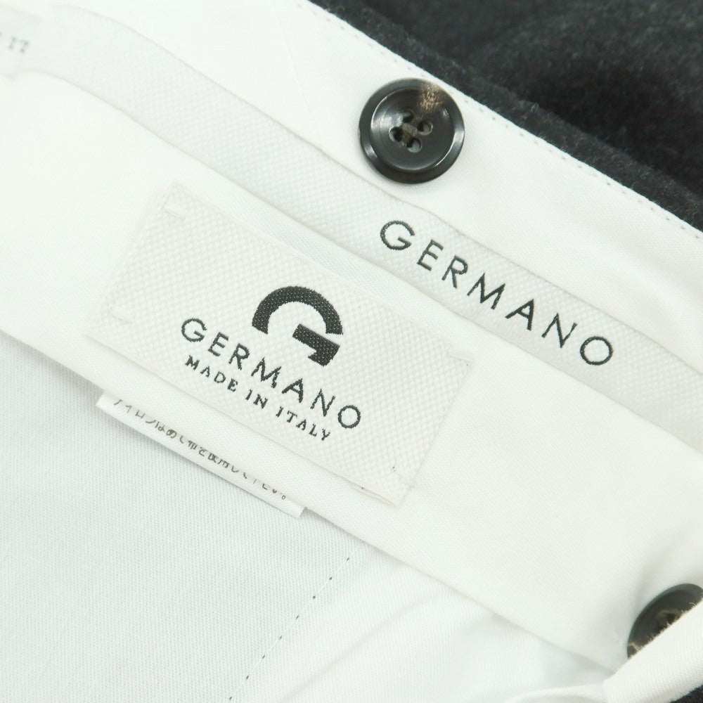 【中古】ジェルマーノ GERMANO ウール ドレススラックスパンツ チャコール【 48 】【 状態ランクA 】【 メンズ 】