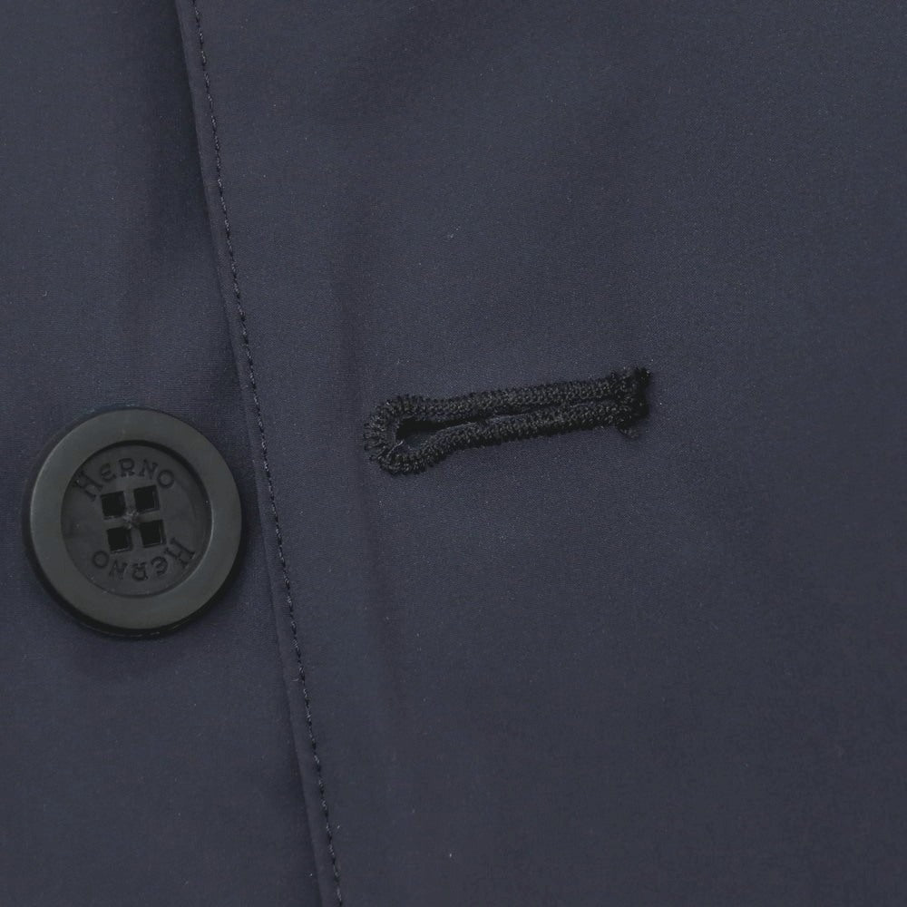 【中古】ヘルノ Herno Laminar ストレッチ ナイロン 2B カジュアルジャケット ネイビー【サイズ48】【 状態ランクC 】【 メンズ 】