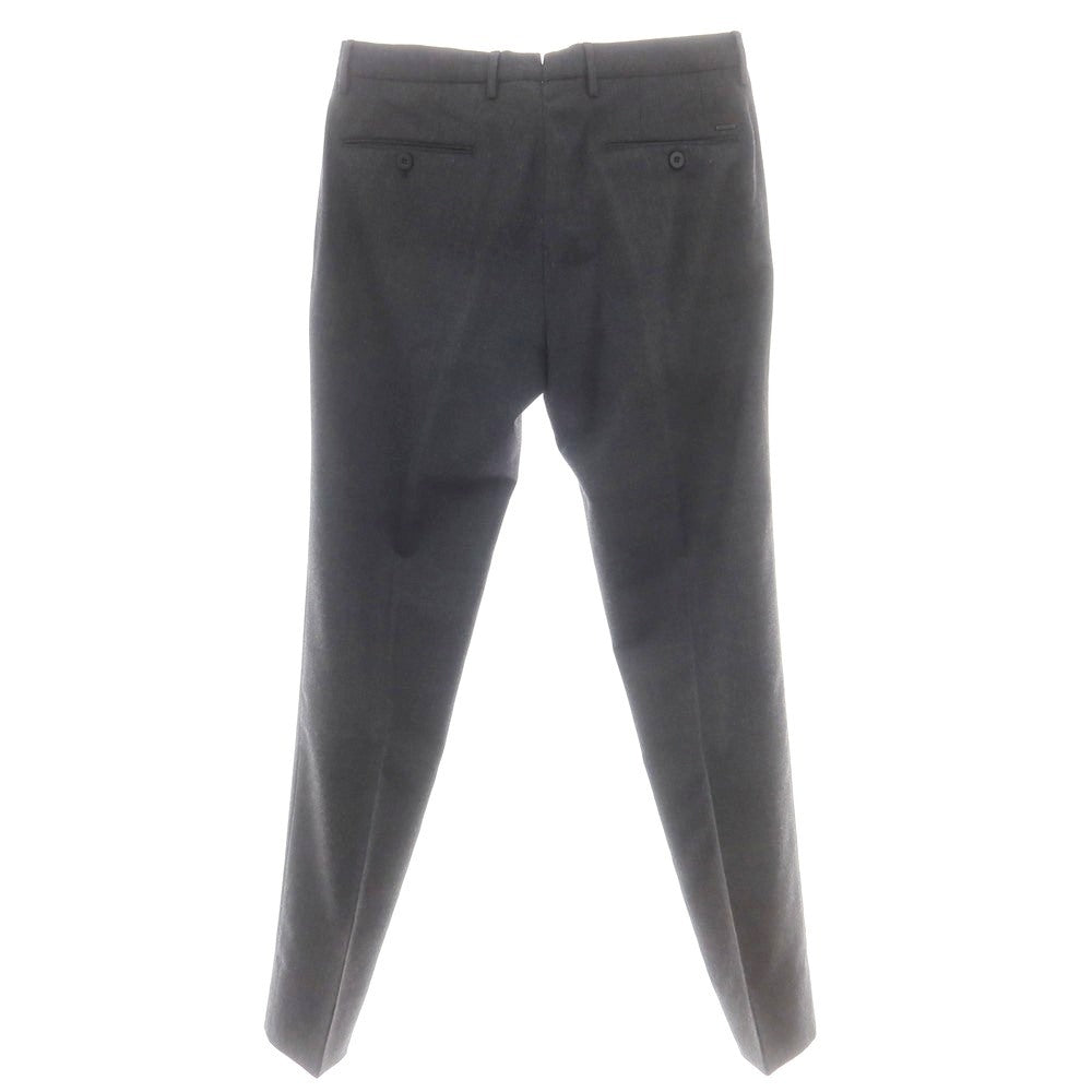 【中古】インコテックス スローウェア INCOTEX SLOWEAR TEKNOSARTORIAL ストレッチ ウールポリエステル ドレススラックスパンツ ダークグレー【 48 】【 状態ランクB 】【 メンズ 】