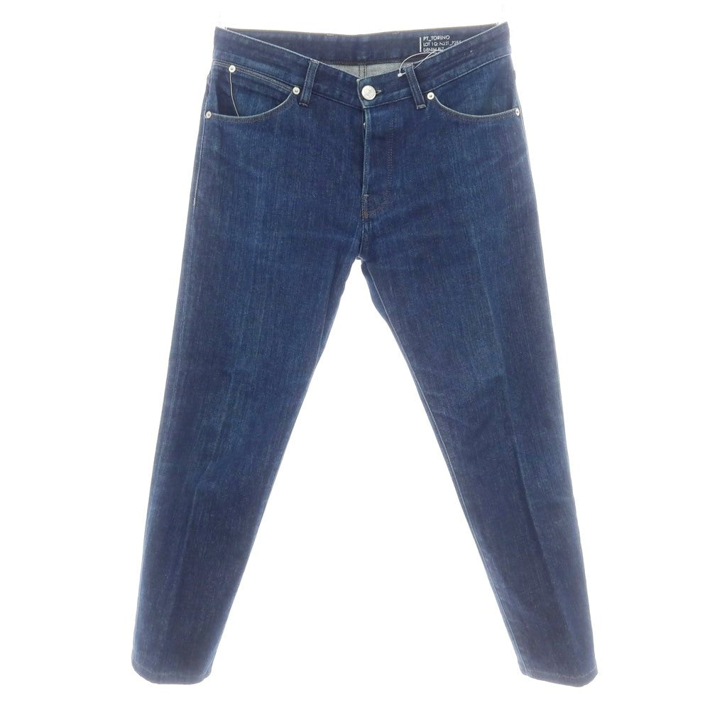 【中古】ピーティートリノ デニム PT TORINO DENIM SWING ストレッチコットン デニムパンツ ジーンズ ネイビー【 33 】【 状態ランクC 】【 メンズ 】