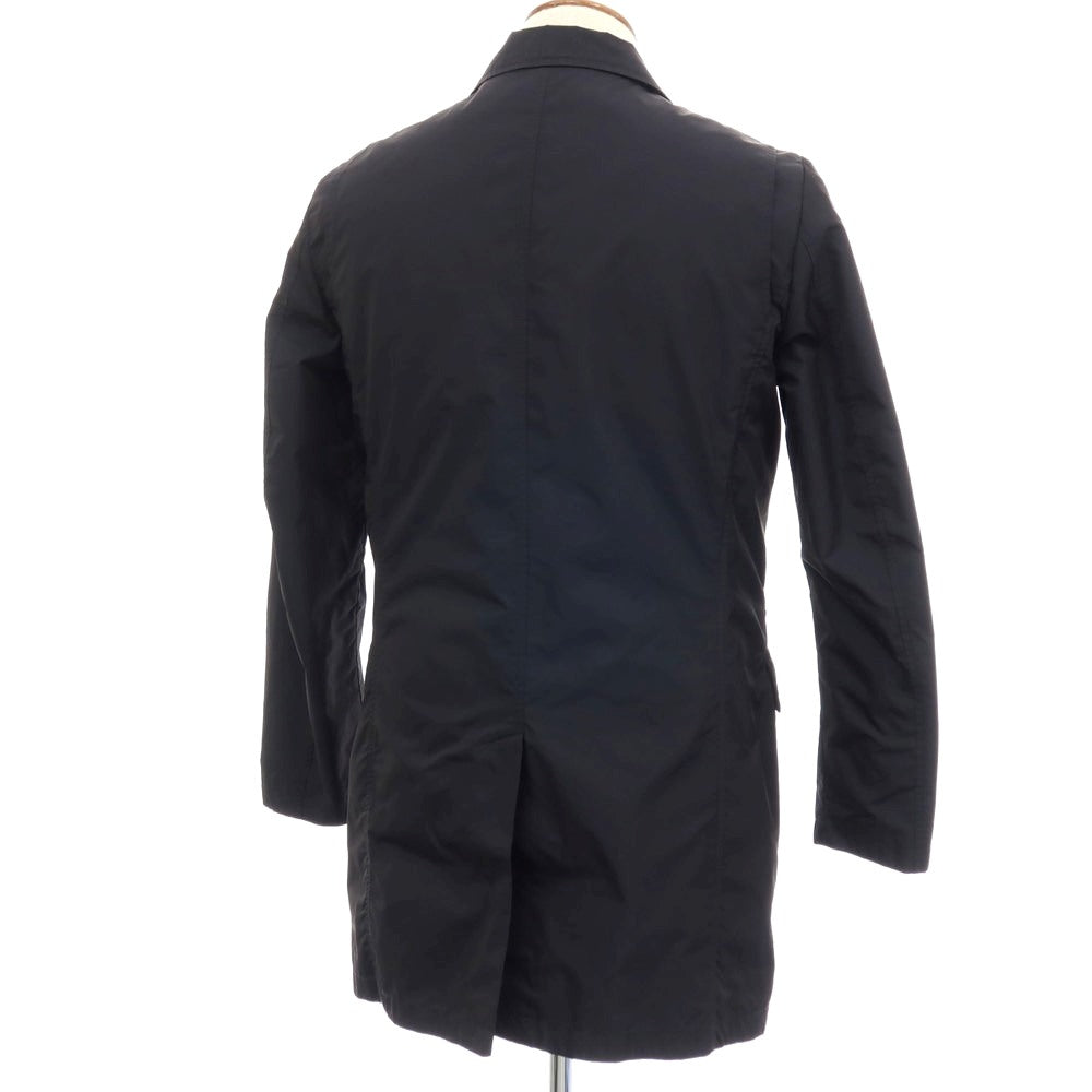 【中古】ムーレー MOORER LORENZO-KM ポリエステル コート ネイビー【サイズ46】【 状態ランクB 】【 メンズ 】