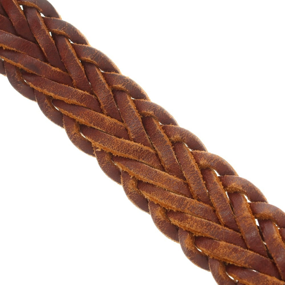 【中古】ホワイトハウスコックス Whitehouse Cox レザー メッシュベルト ブラウンxシルバー【 32/80 】【 状態ランクC 】【 メンズ 】