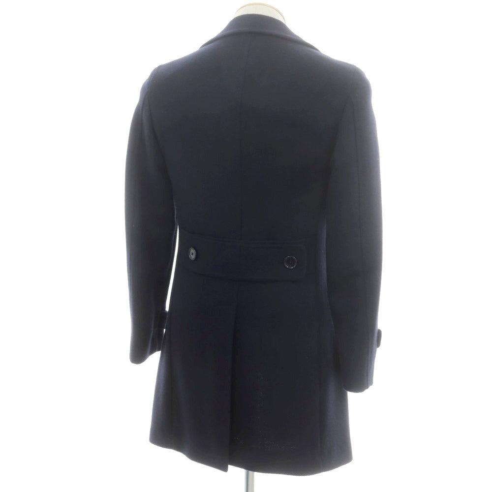 【中古】タリアトーレ TAGLIATORE THOMAS ウールカシミヤ チェスターフィールドコート ネイビー【 42 】【 状態ランクB 】【 メンズ 】