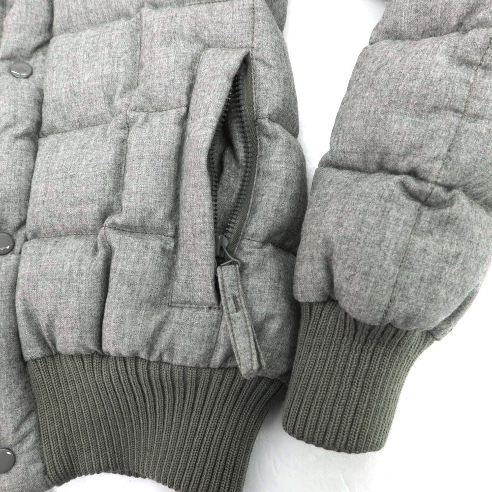 【中古】エーケーエム エイケイエム AKM ×DUVETICA ウールカシミヤ ダウンジャケット グレー【 S 】【 状態ランクB 】【 メンズ 】