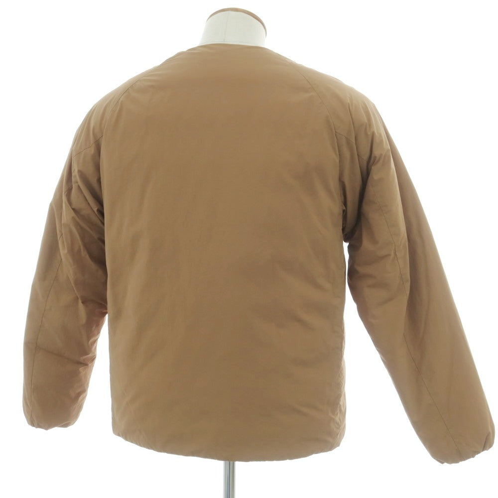 【中古】ザノースフェイスパープルレーベル THE NORTH FACE PURPLE LABEL ナイロン ノーカラー ダウンジャケット ブラウン系【 M 】【 状態ランクB 】【 メンズ 】