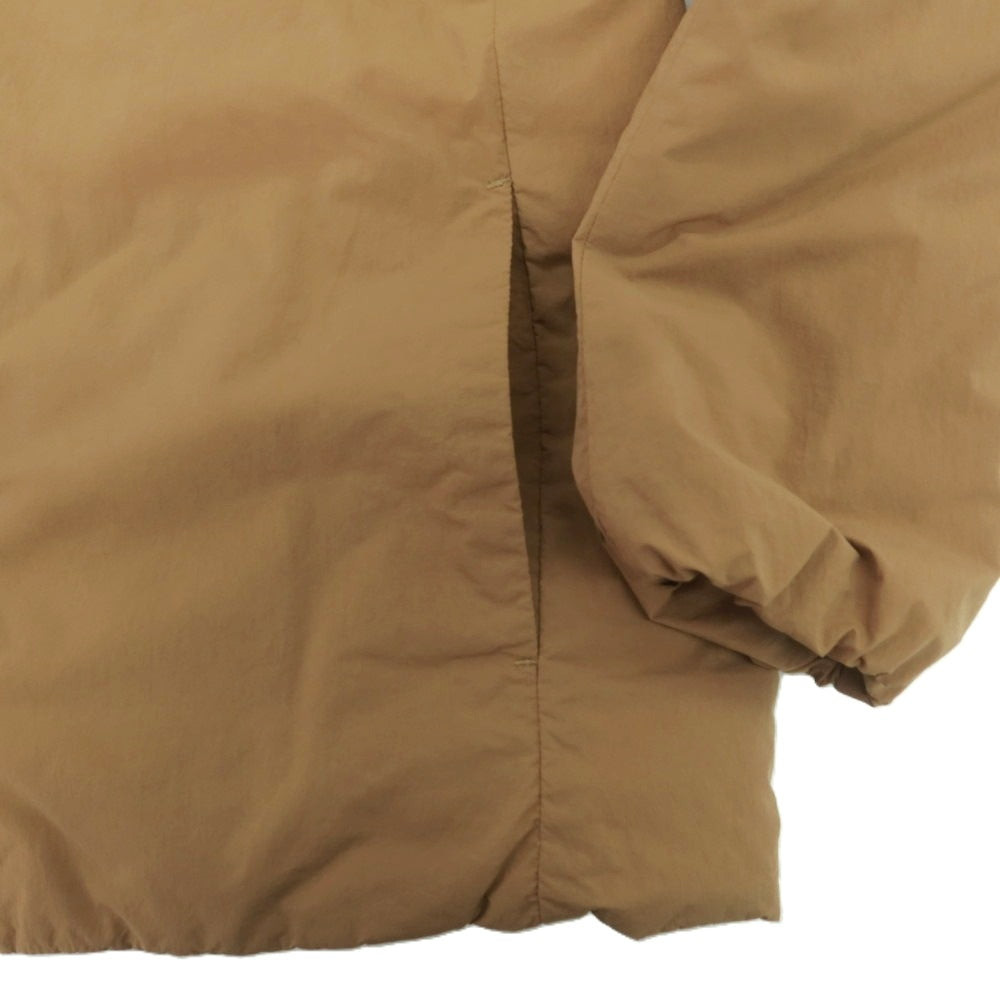 【中古】ザノースフェイスパープルレーベル THE NORTH FACE PURPLE LABEL ナイロン ノーカラー ダウンジャケット ブラウン系【 M 】【 状態ランクB 】【 メンズ 】
