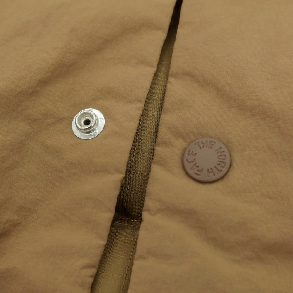 【中古】ザノースフェイスパープルレーベル THE NORTH FACE PURPLE LABEL ナイロン ノーカラー ダウンジャケット ブラウン系【 M 】【 状態ランクB 】【 メンズ 】