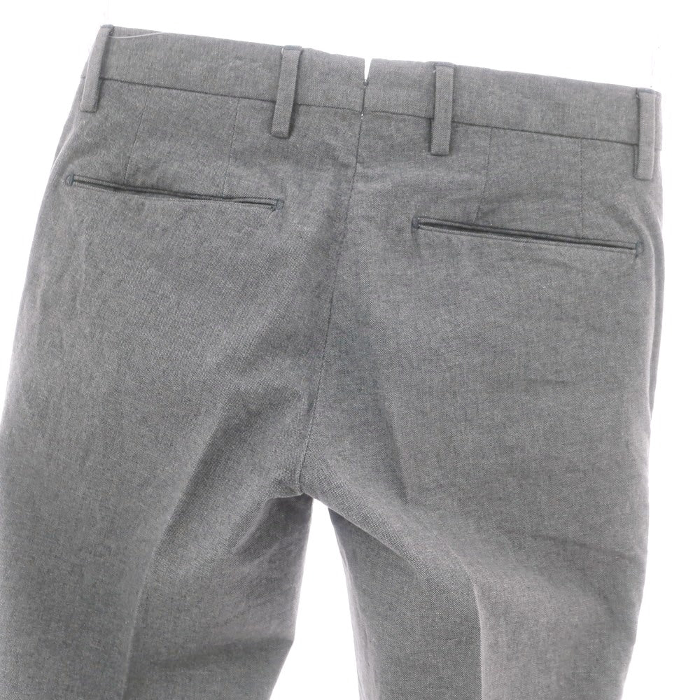 【中古】ピーティーゼロウーノ PT01 Hyde Park ストレッチコットン カジュアルスラックスパンツ グレー【 42 】【 状態ランクB 】【 メンズ 】