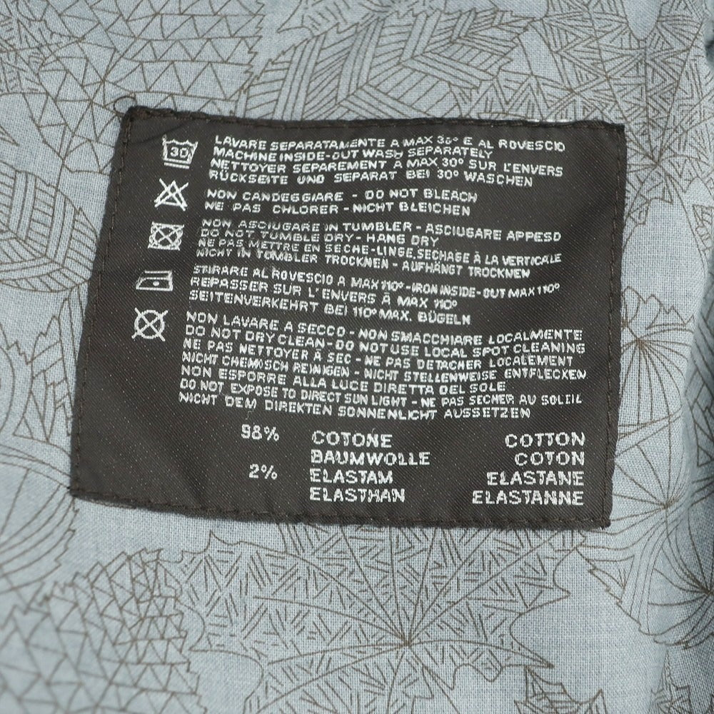 【中古】ピーティーゼロウーノ PT01 Hyde Park ストレッチコットン カジュアルスラックスパンツ グレー【 42 】【 状態ランクB 】【 メンズ 】