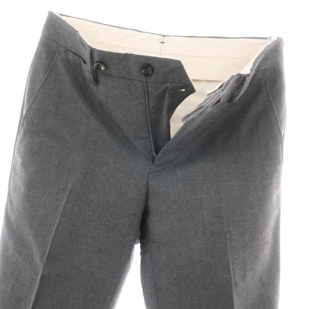 【中古】ジェルマーノ GERMANO BEAMS F別注 ストレッチウール ドレススラックスパンツ ダークグレー【 42 】【 状態ランクC 】【 メンズ 】