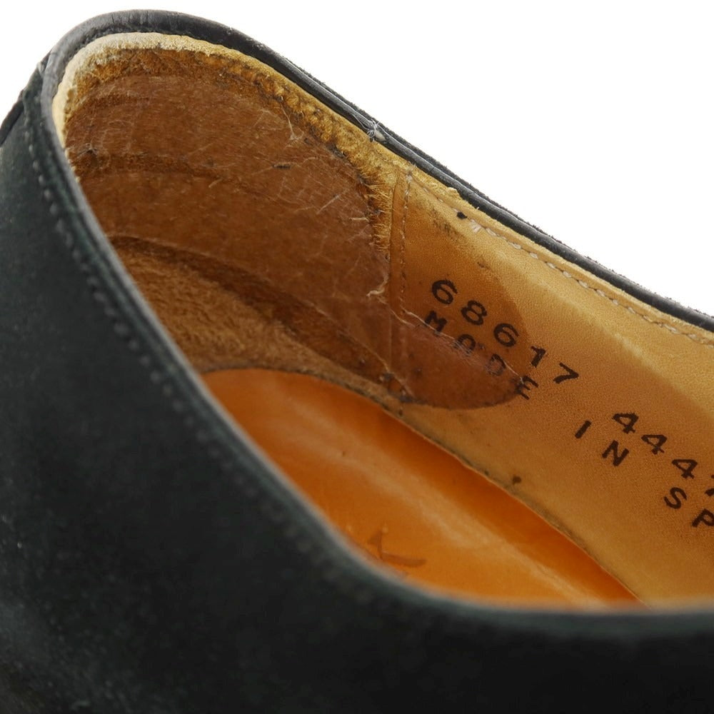 【中古】バーウィック BERWICK スエード プレーントゥ ドレスシューズ ブラック【 5 1/2 】【 状態ランクC 】【 メンズ 】