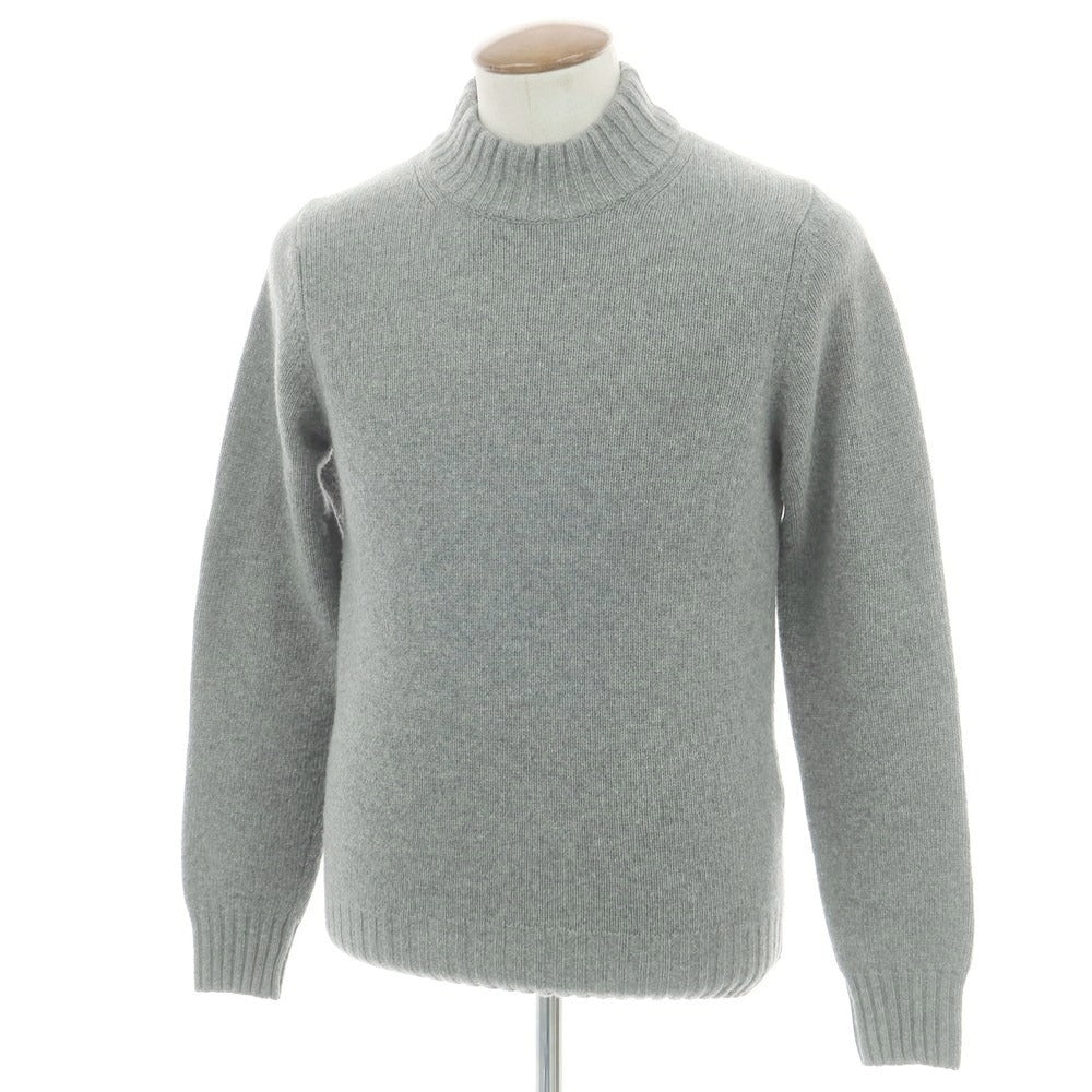 【中古】モルガノ morgano BEAMS F別注 ミドルゲージウール ハイネックニット グレー【 48 】【 状態ランクB 】【 メンズ 】