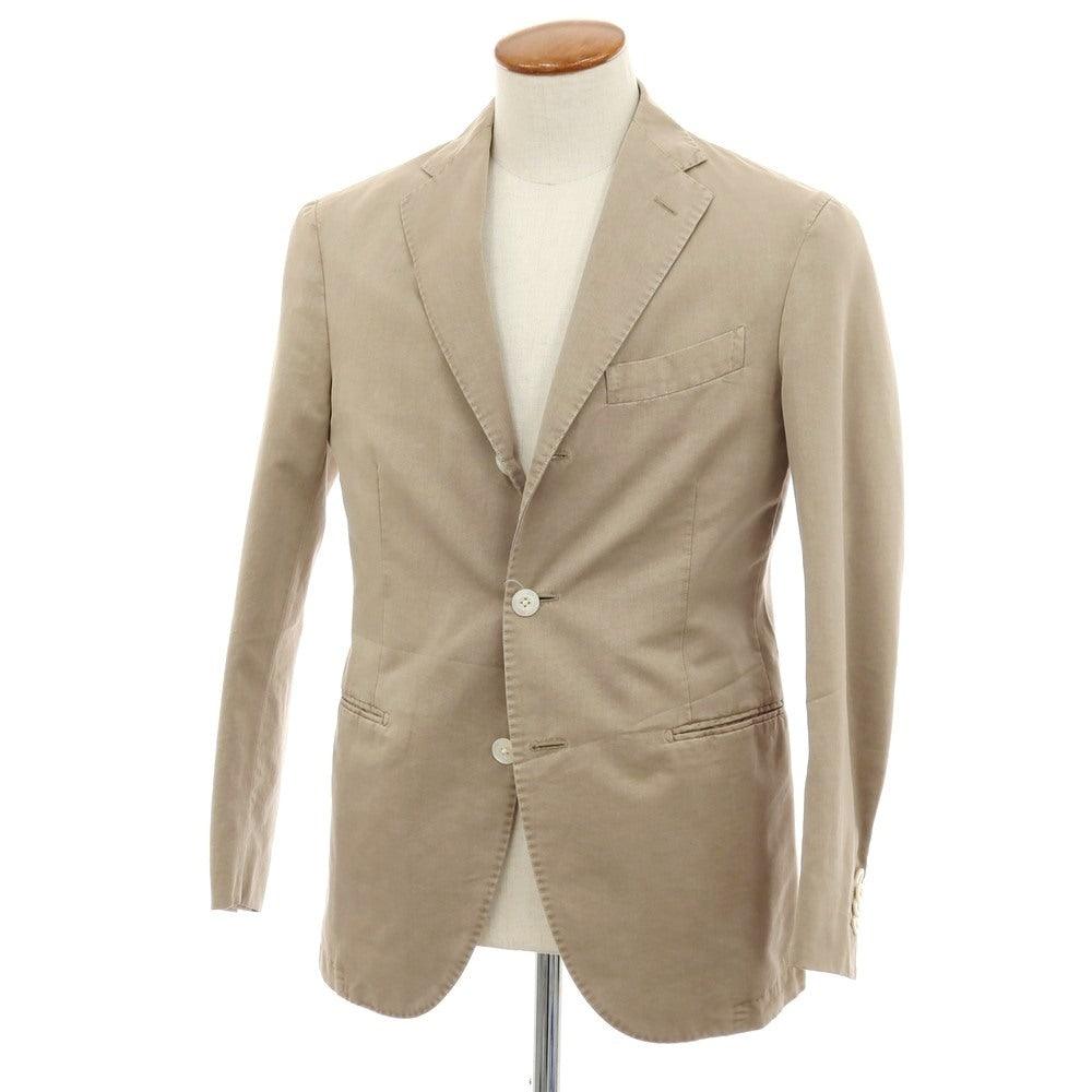 【中古】ボリオリ BOGLIOLI COAT コットンポリエステル 3B テーラードジャケット ベージュ【サイズ46】【 状態ランクB 】【 メンズ 】