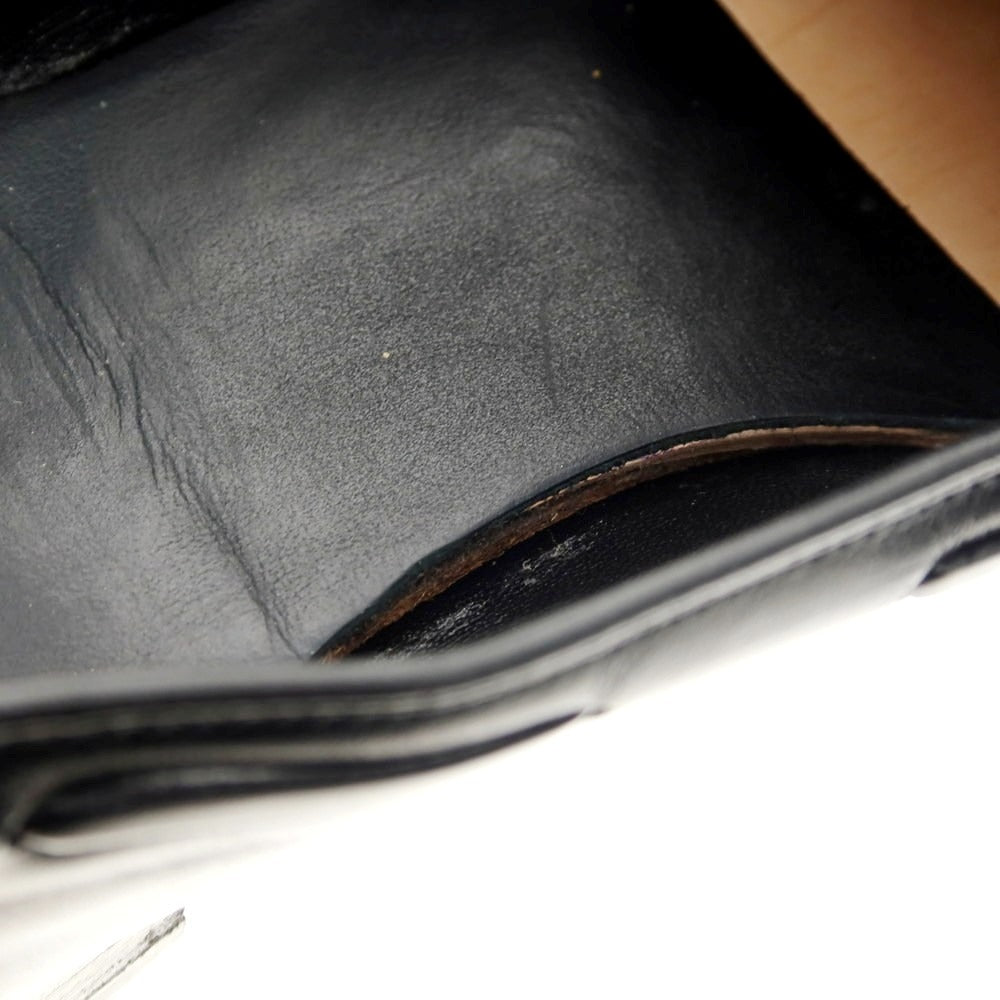 【中古】ジョージ クレバリー GEORGE CLEVERLEY チゼルトゥ リボンローファー ブラック【 表記不明(24位) 】【 状態ランクC 】【 メンズ 】