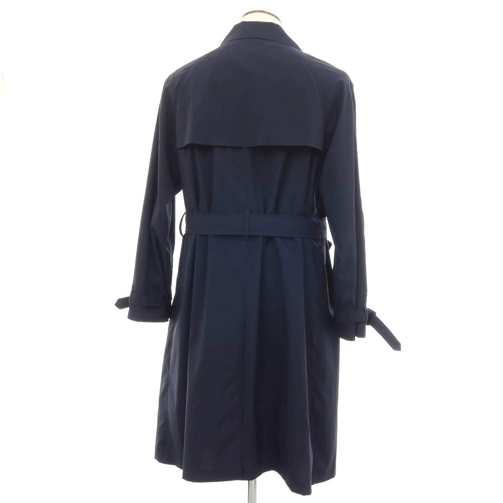 【中古】エス S ポリエステル トレンチコート ネイビー【サイズ2】【 状態ランクB 】【 メンズ 】