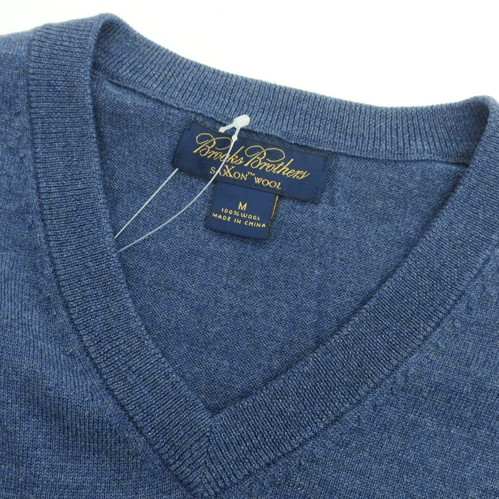 【中古】ブルックスブラザーズ Brooks Brothers ハイゲージウール ニットベスト ネイビー【 M 】【 状態ランクA 】【 メンズ 】