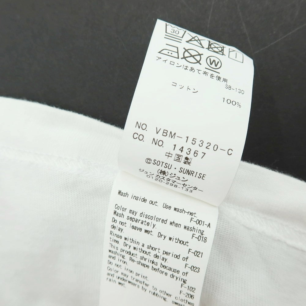 【中古】ヴイエー トウキョウ V.A. TOKYO × 機動戦士ガンダム FRAGMENT 半袖Tシャツ ホワイト【 XL 】【 状態ランクB 】【 メンズ 】