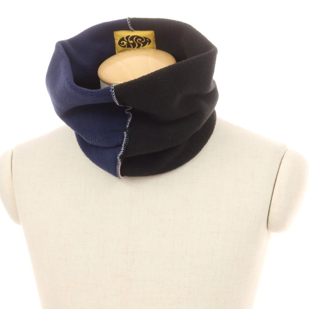 【中古】エクストラバイタミンズ Extra Vitamins ポリエステル系 フリース ネックウォーマー ネイビーxブラック【 状態ランクB 】【 メンズ 】