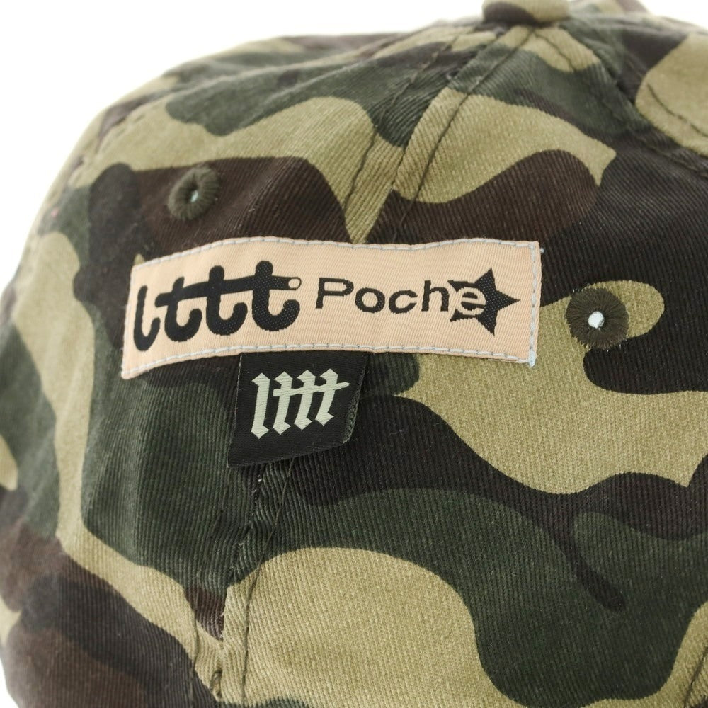 【中古】リトルトーキョーテーブルテニス LTTT コットン系 カモフラ ベースボールキャップ オリーブxベージュ【 表記なし 】【 状態ランクB 】【 メンズ 】