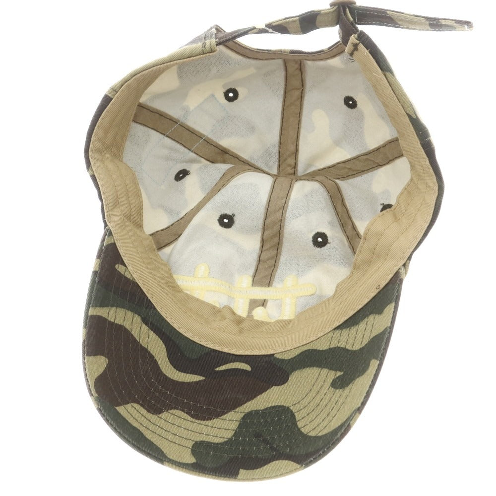 【中古】リトルトーキョーテーブルテニス LTTT コットン系 カモフラ ベースボールキャップ オリーブxベージュ【 表記なし 】【 状態ランクB 】【 メンズ 】