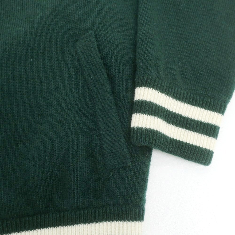 【中古】マクラーレン Mc Laren ウール ニットブルゾン ダークグリーン【 46 】【 状態ランクB 】【 メンズ 】