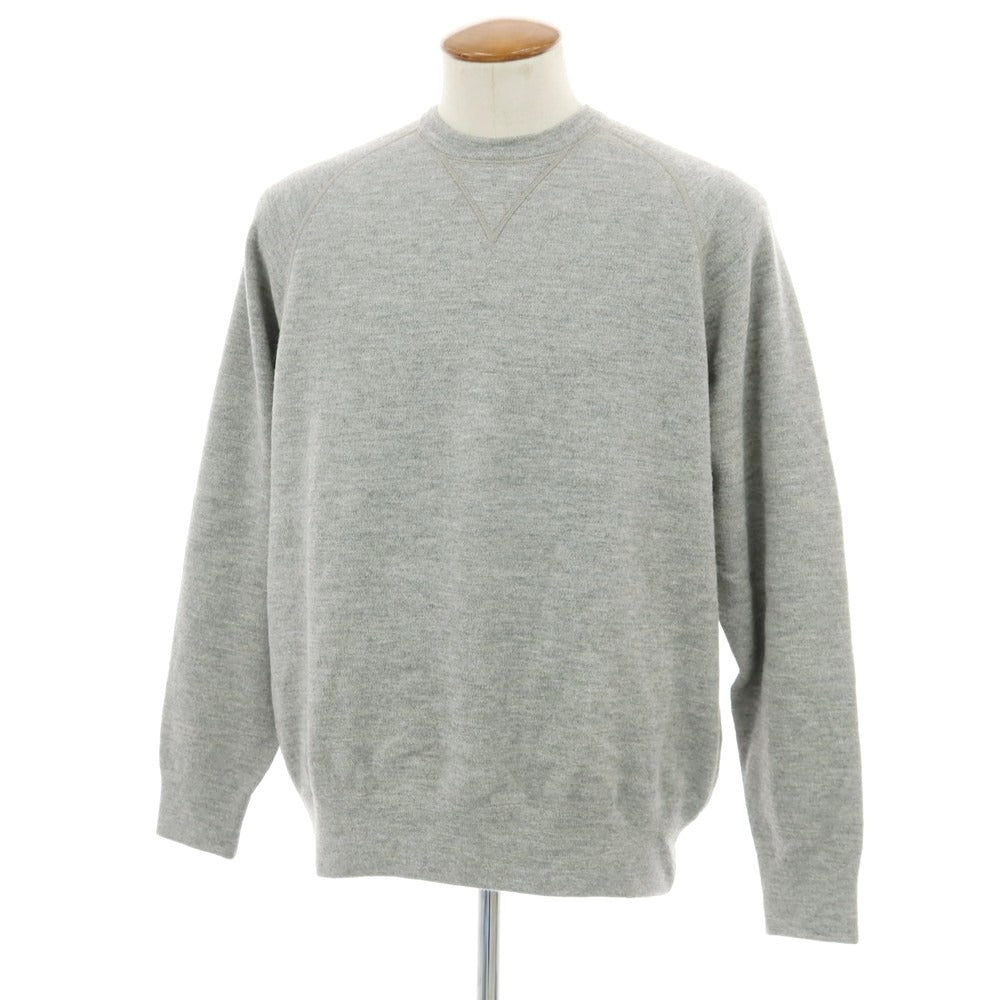 【中古】ギャルリーヴィー GALERIE VIE アルパカ スウェット プルオーバーニット グレー【 FREE 】【 状態ランクB 】【 メンズ 】